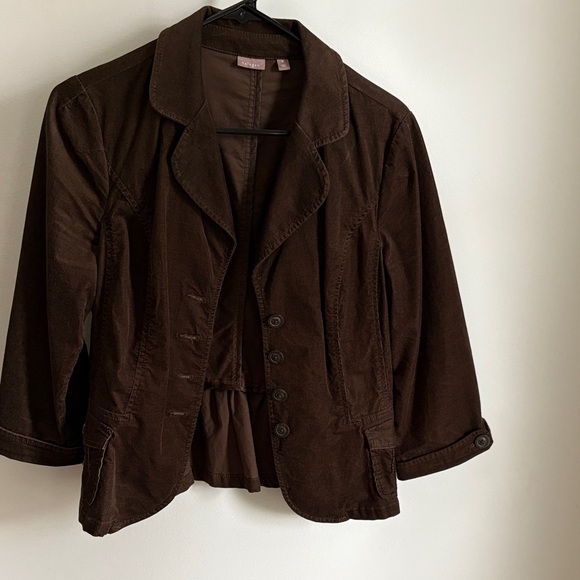 Women's Corduroy Brown Jacket - Picture 1 of 3